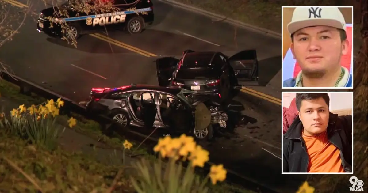 Men heading home in Lyft after night out killed when drunk woman fleeing traffic stop rams into the car at 100 mph and then laughs