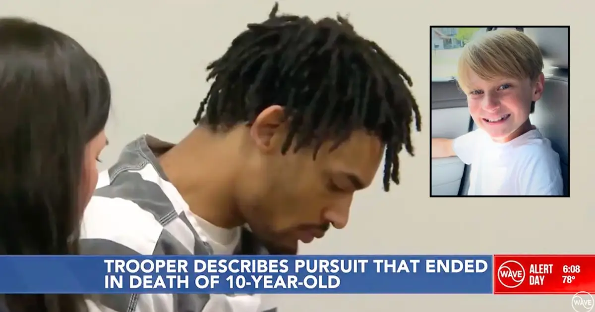 Man speeding away from cops on highway smashes into SUV and kills 10-year-old boy 'excited' about shopping for his birthday