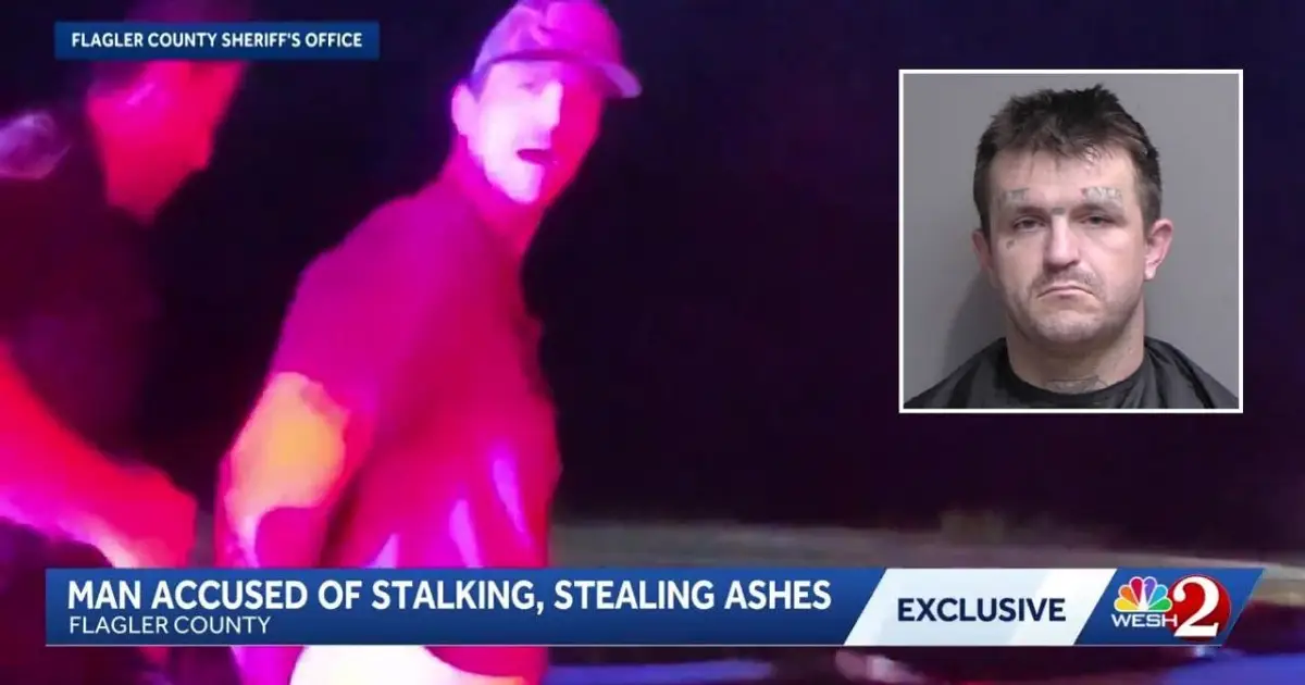 Man stole ex-girlfriend's teddy bear with dead son's ashes when relationship fizzled out after just a few weeks, cops say