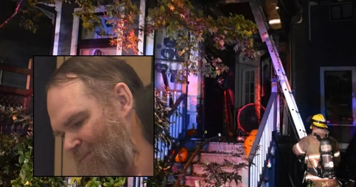 Man 'enraged' by breakup followed ex-girlfriend to another state, stalked her and sent 'graphic threats' before torching family home with kids inside — now he…