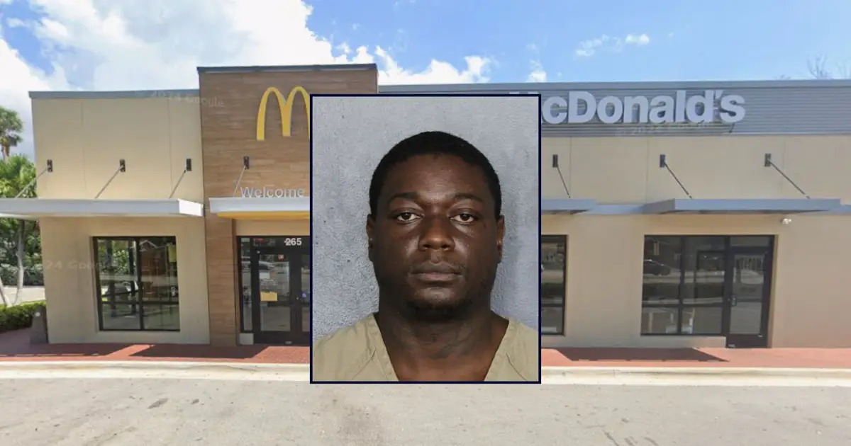 Man 'trying to flirt' with woman at McDonald's ends up threatening her and her boyfriend with a gun instead: Cops