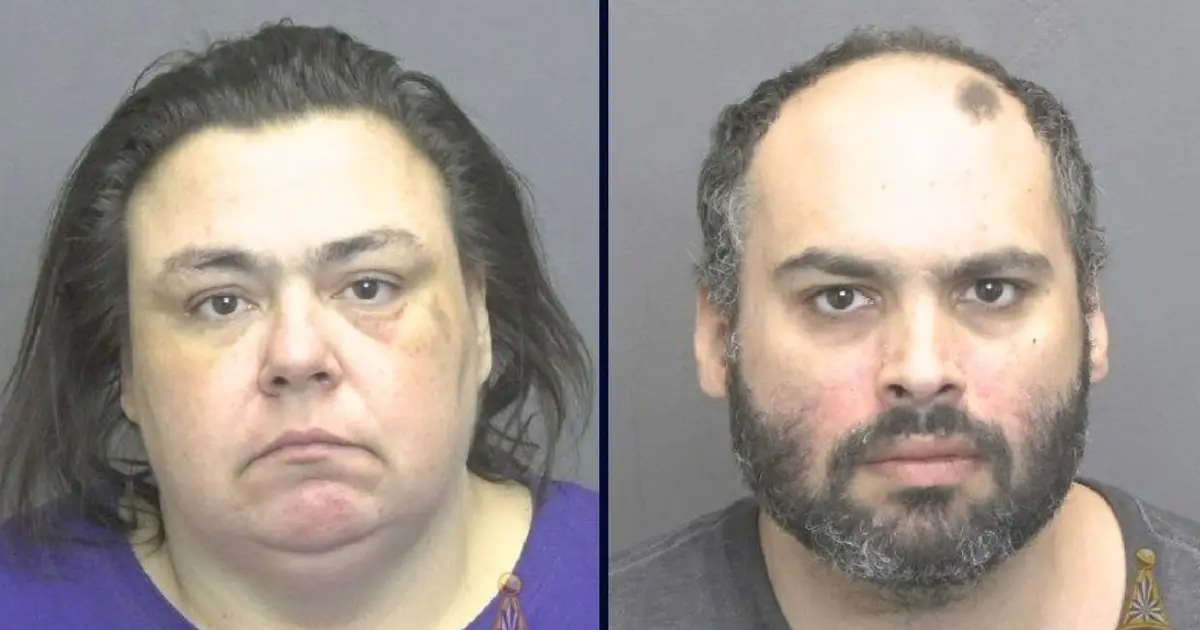 Man and woman let his vulnerable brother rot in filthy home until blanket stuck to wounds on his feet: Police