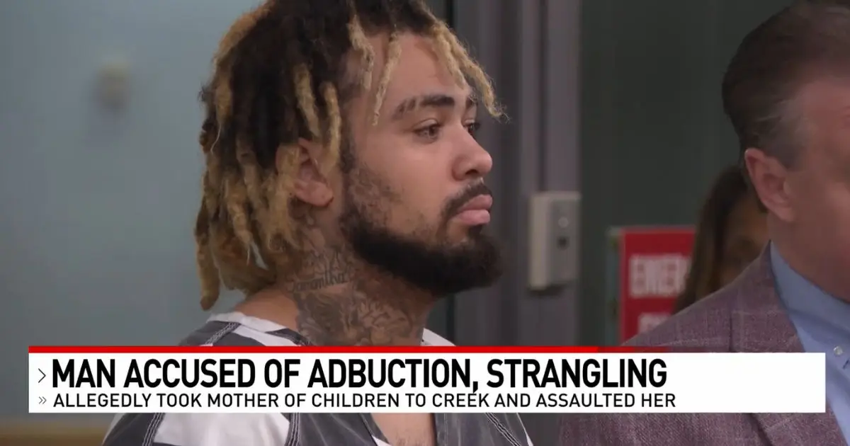 'Nobody will hear you': Man forced mother of his 2 kids into vehicle and took her to a creek to strangle her, prosecutors say
