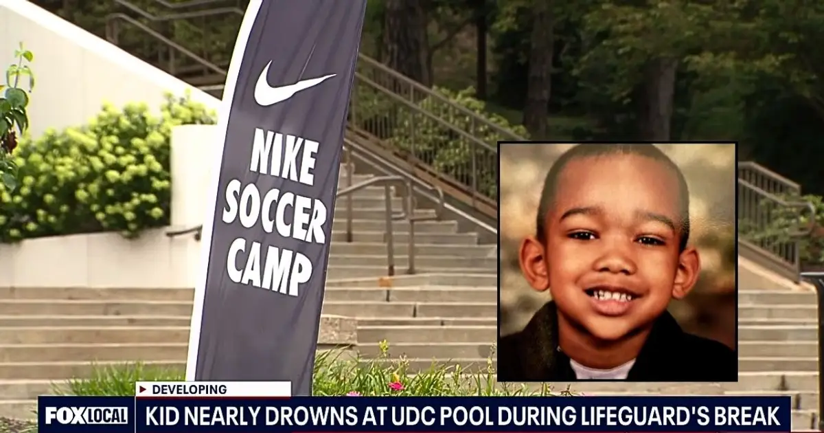 Boy almost drowns during soccer camp because of distracted lifeguard who left to go eat while 30 kids were in his pool, lawyer says