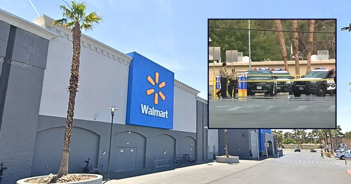 Man whips gun out in Walmart during morning shopping and blasts person in middle of store, sending customers scattering as cops show up and also open fire