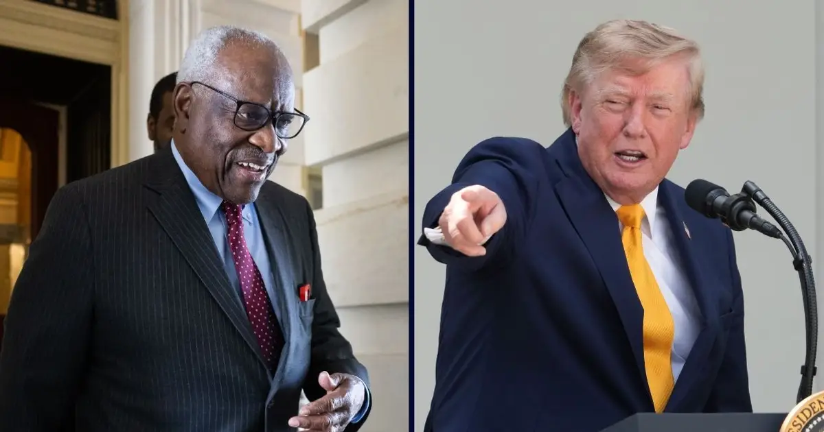 Trump uses 'vital role as Chief Executive' and 'urgent business' as reasons for Justice Thomas to move Hillary Clinton deadline — again