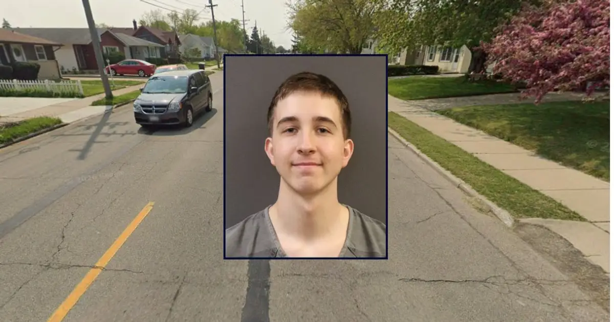18-year-old leaned in to hug his father and then stabbed him in the neck before smirking in his mug shot: Cops