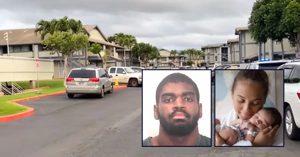 'Smelled it before he saw it': Horrified cop finds the words 'I'm sorry' smeared in blood on couple's walls, bodies of baby stabbed 17 times and his mom stabbe…
