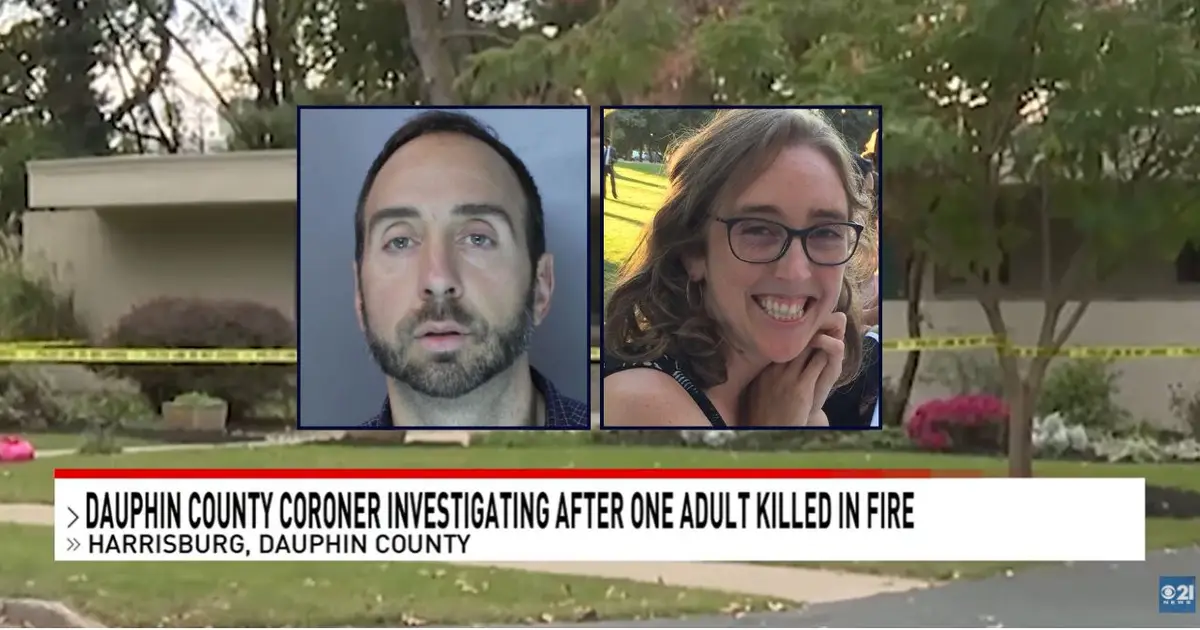 Man strangles his doctor wife to death, sets her body on fire with their 7-year-old daughter sleeping inside home, cops say