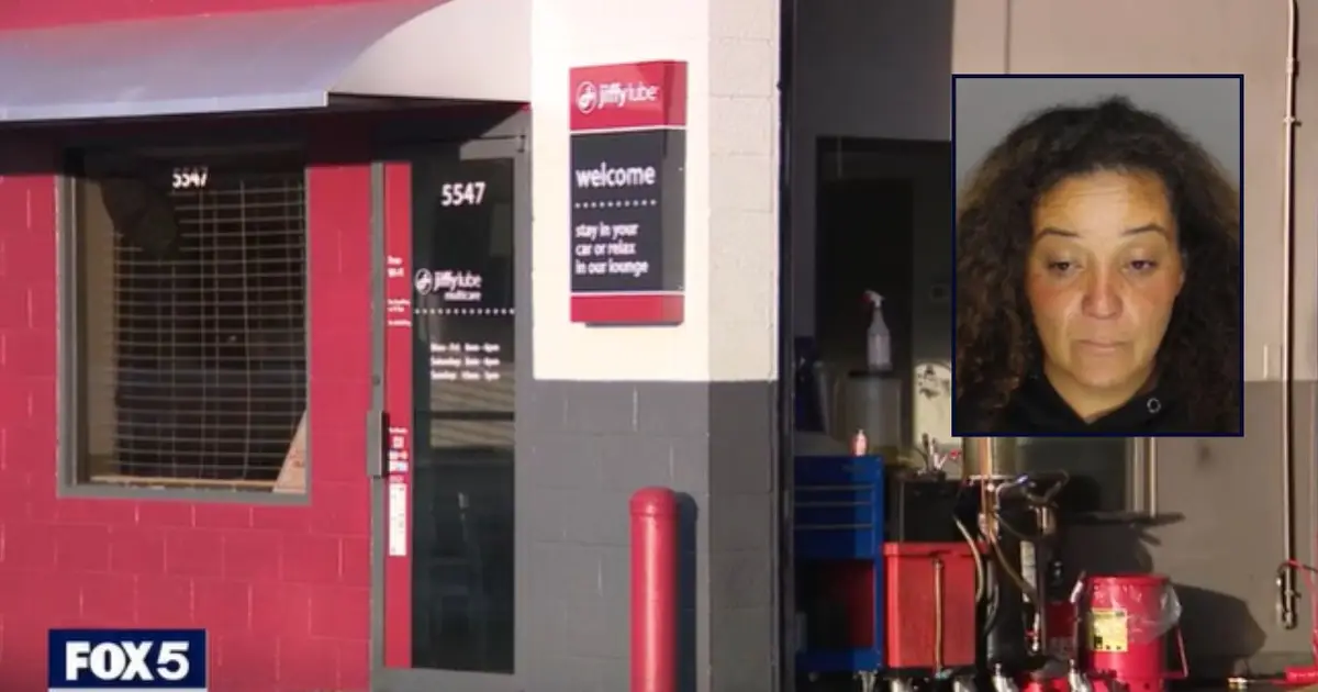 'You guys can just have her': Mom walks into Jiffy Lube and hands 6-month-old girl in stroller to employees before leaving, cops say