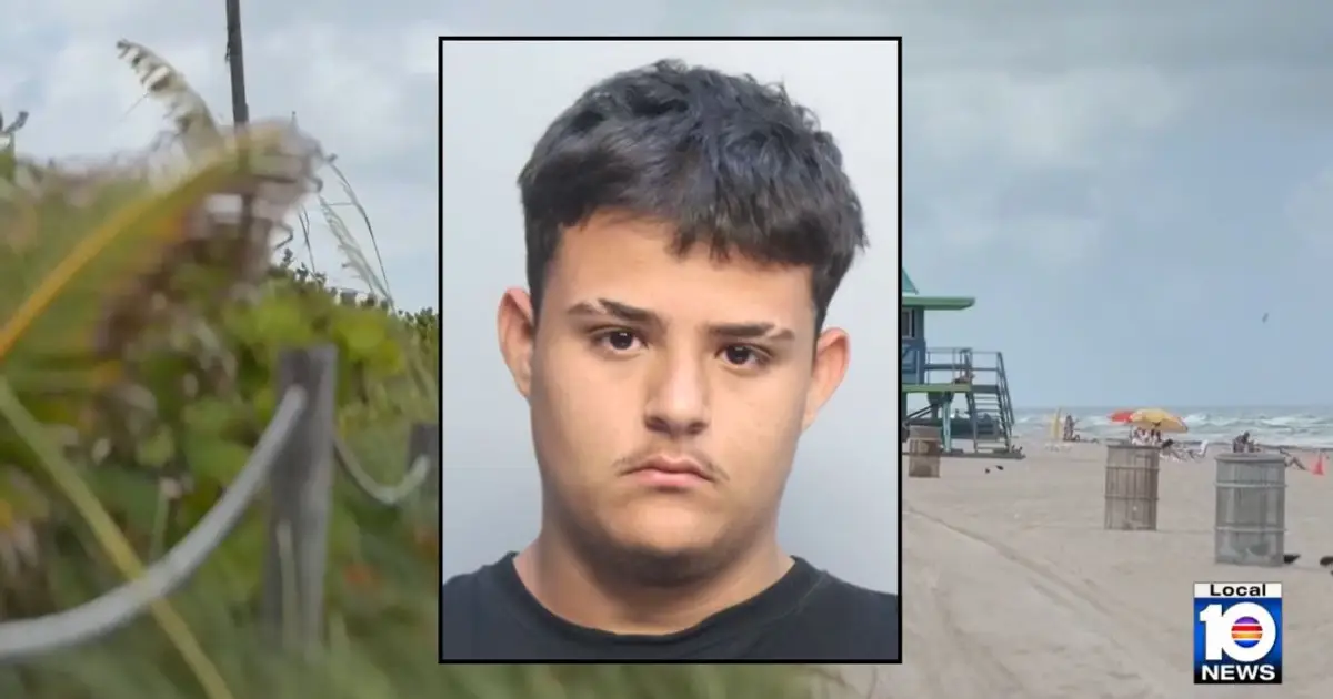 Teen who started sand fight at the beach threatened to 'gut' his friend after she fought back: Police