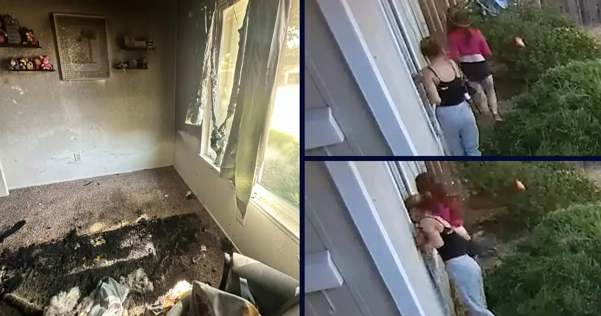 Teens went to home of girl they were bullying and threw firework into her house, sending a baby nursery up in flames: Family, cops