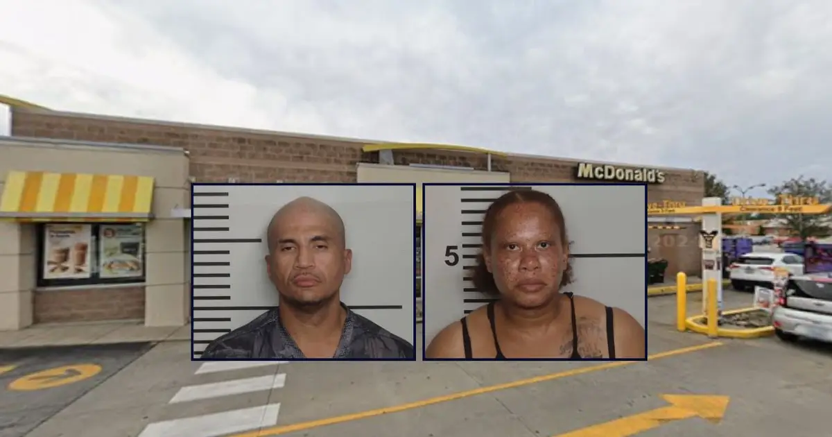 Couple repeatedly pistol-whipped woman outside McDonald's before robbing and shooting at her: Cops
