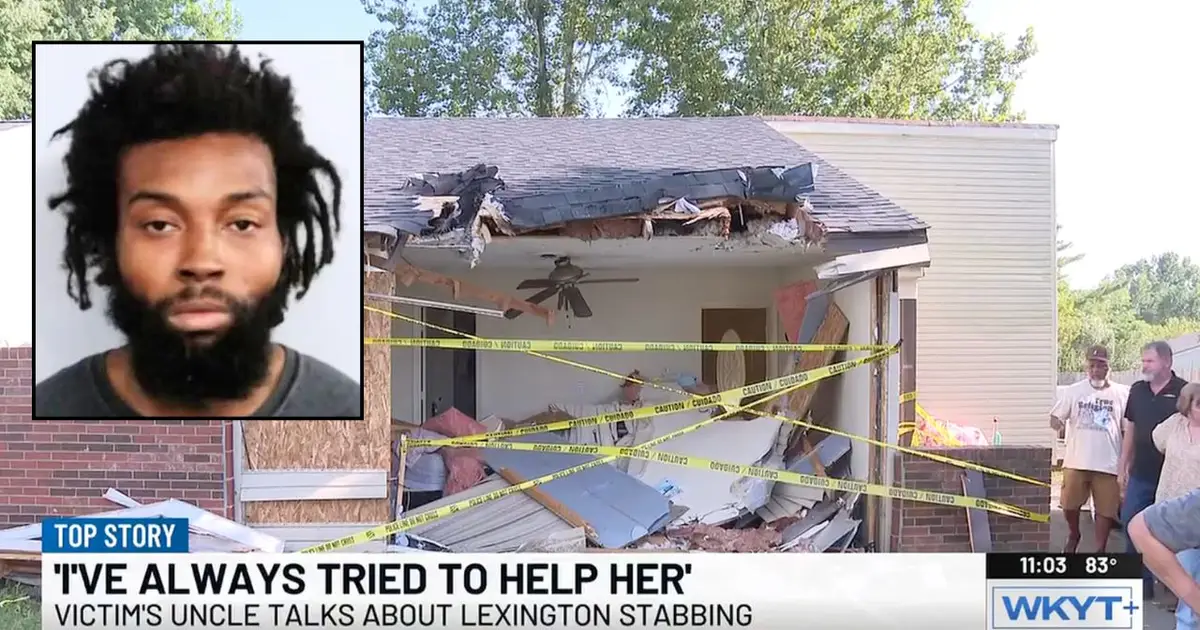 Man smashes FedEx truck into ex-girlfriend's home before chasing her into the street and stabbing her repeatedly: Police