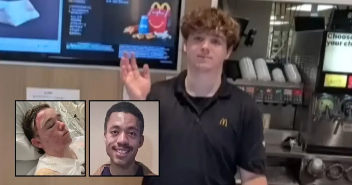 'Why would he do this to me?': McDonald's worker hurls hot oil on 20-year-old manager, leaving him with 'excruciating' 3rd-degree burns on face and body, cops…