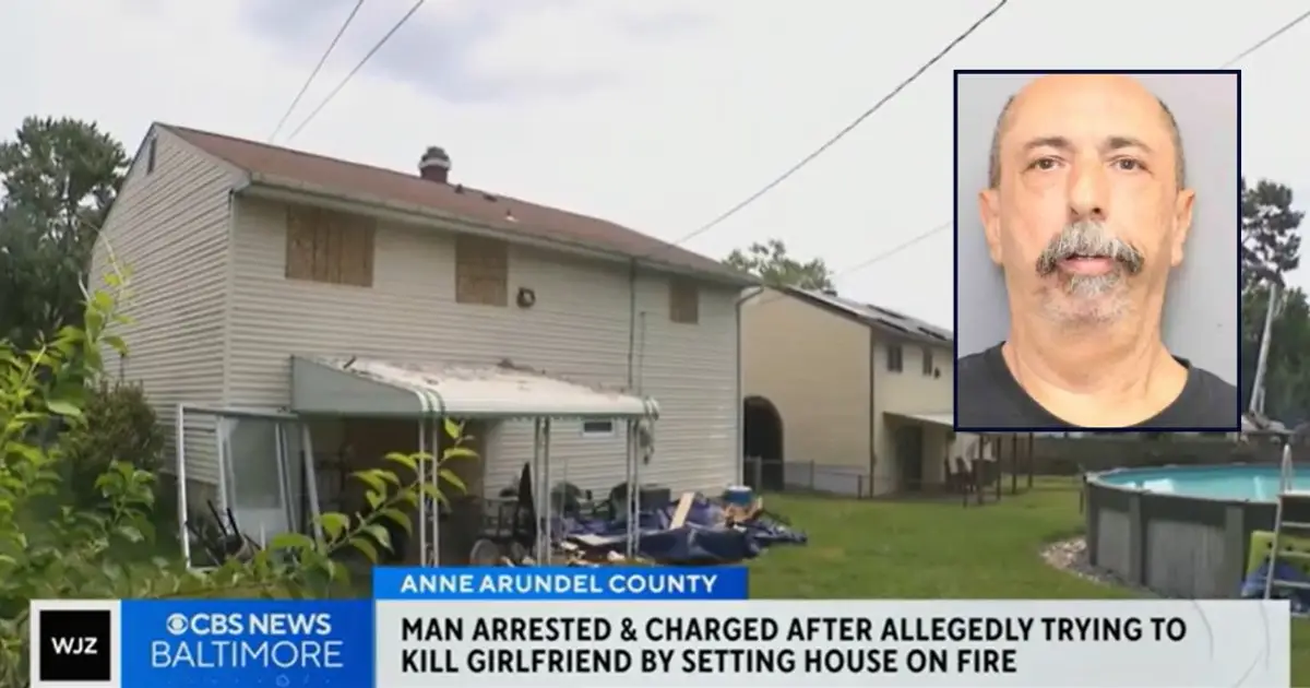 'You're going to die in this house': Man told girlfriend he would make her eat dead son's ashes before he set her house on fire, cops say