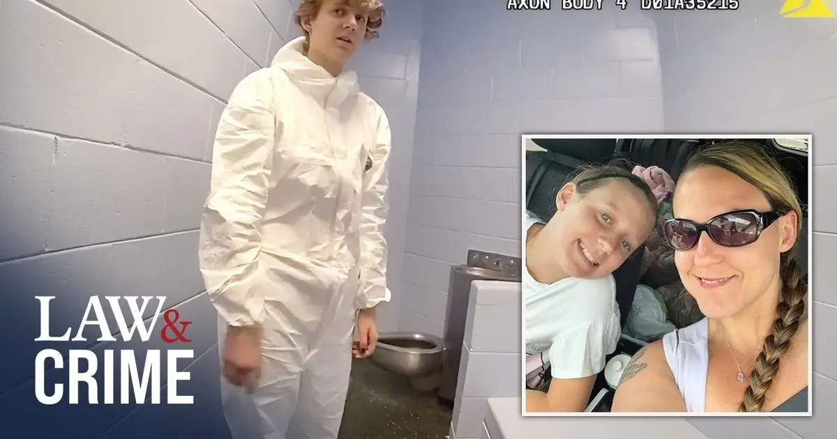 Teen said 'welcome home' before blowing away mother and boyfriend as they walked through front door because she disapproved of mom dating a much younger man —…