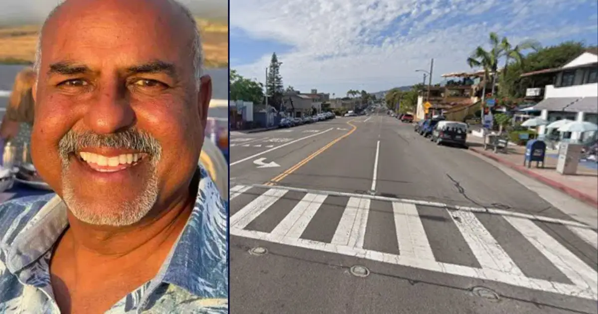 Man walking with wife after anniversary dinner suffers 'internal decapitation' when driver smashes into them, leaves him to die on street