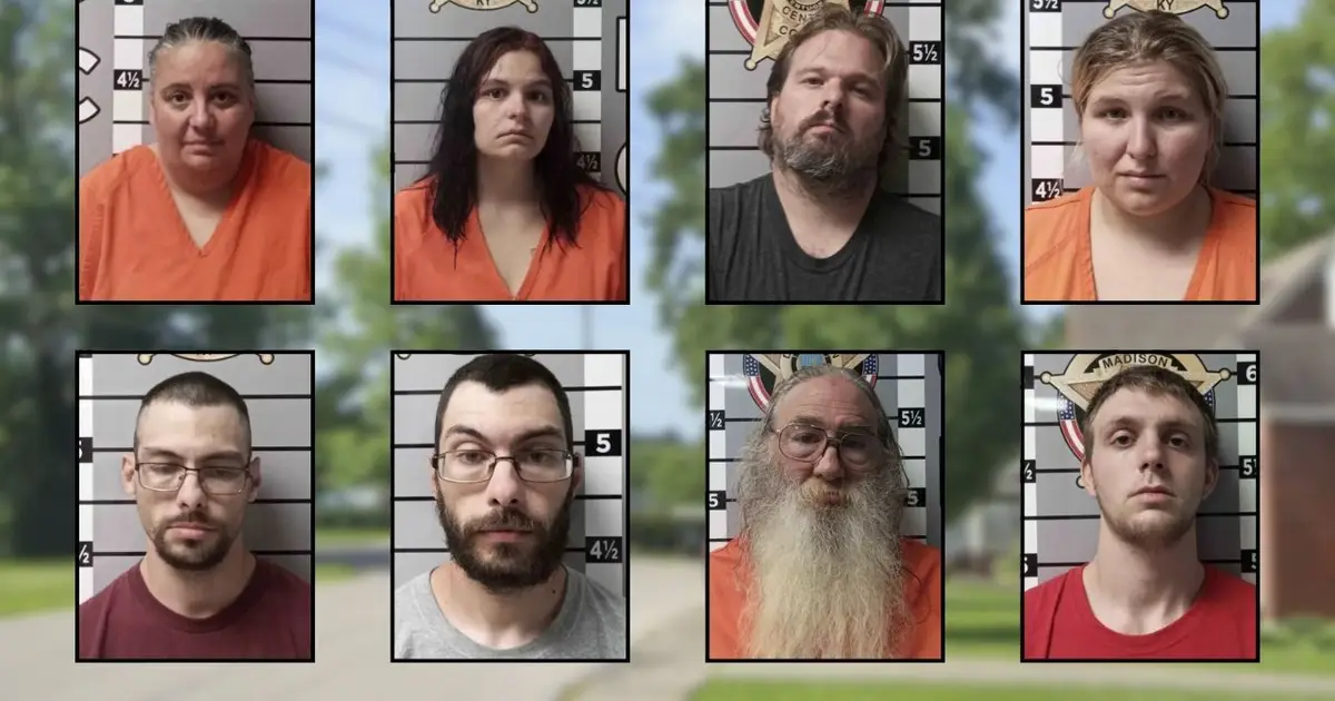 7 children removed from 'filthy and deplorable' home, 8 adults charged with abuse: Police