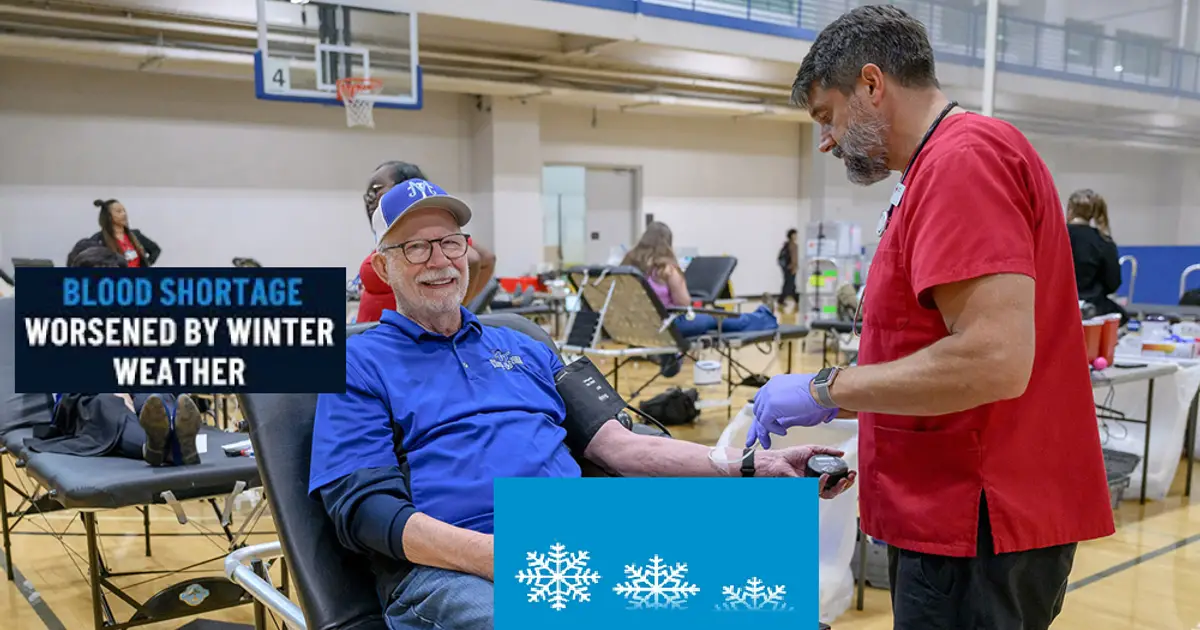 Rutherford County Red Cross Says Blood Supply  Flatlined  After Ice and Snow -- Please Give Blood !