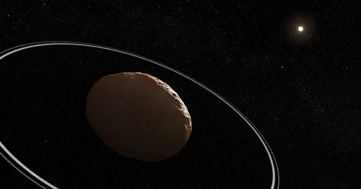 Rings around a tiny body have changed over the past decade