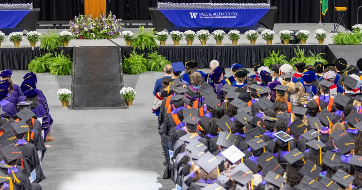 What a longtime Google AI leader told UW computer science students at their graduation