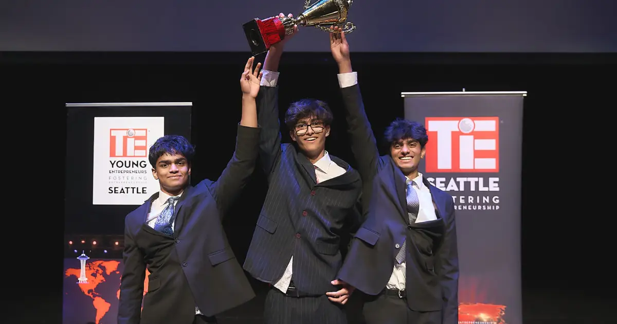 Seattle-area young entrepreneurs capture third-straight win in global TiE startup pitch contest