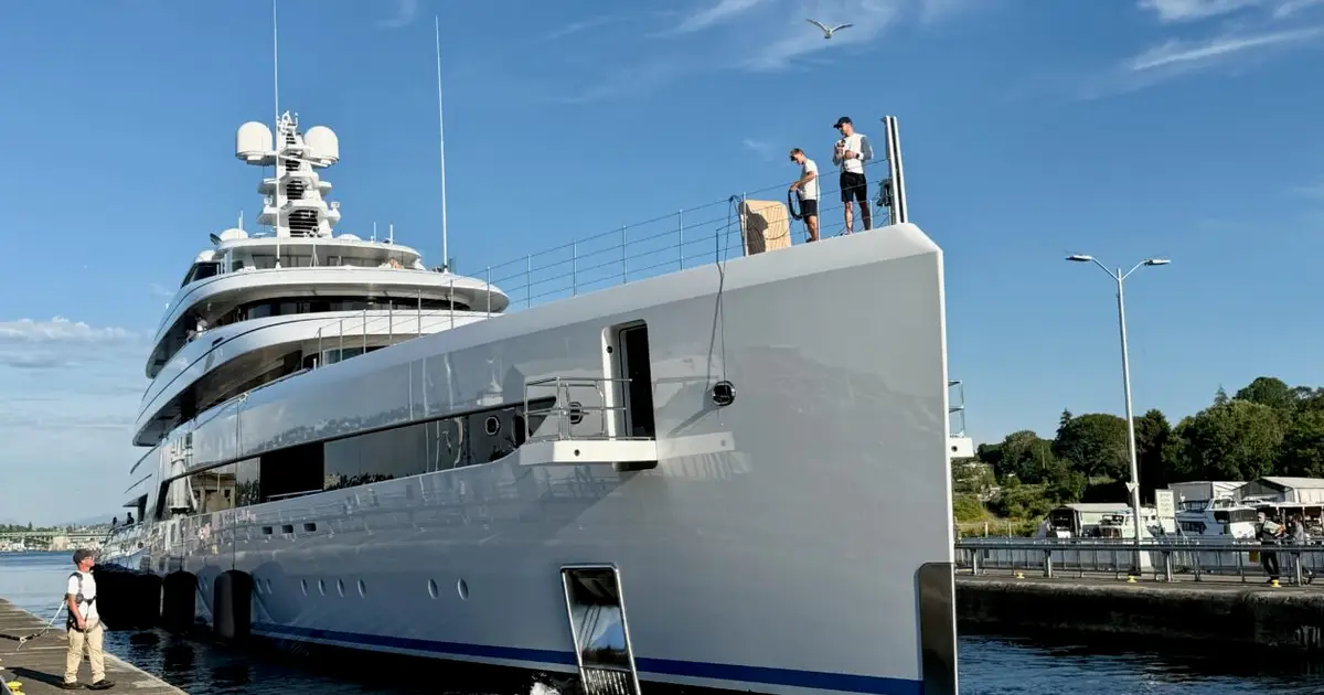 Moment of ‘Zen’: Another billionaire’s superyacht turns heads in Seattle