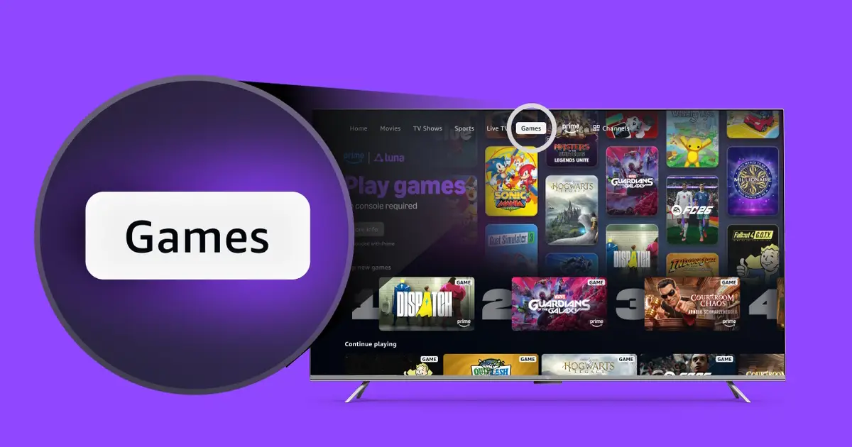 Amazon puts Luna gaming service inside its Prime Video app, hoping people finally notice