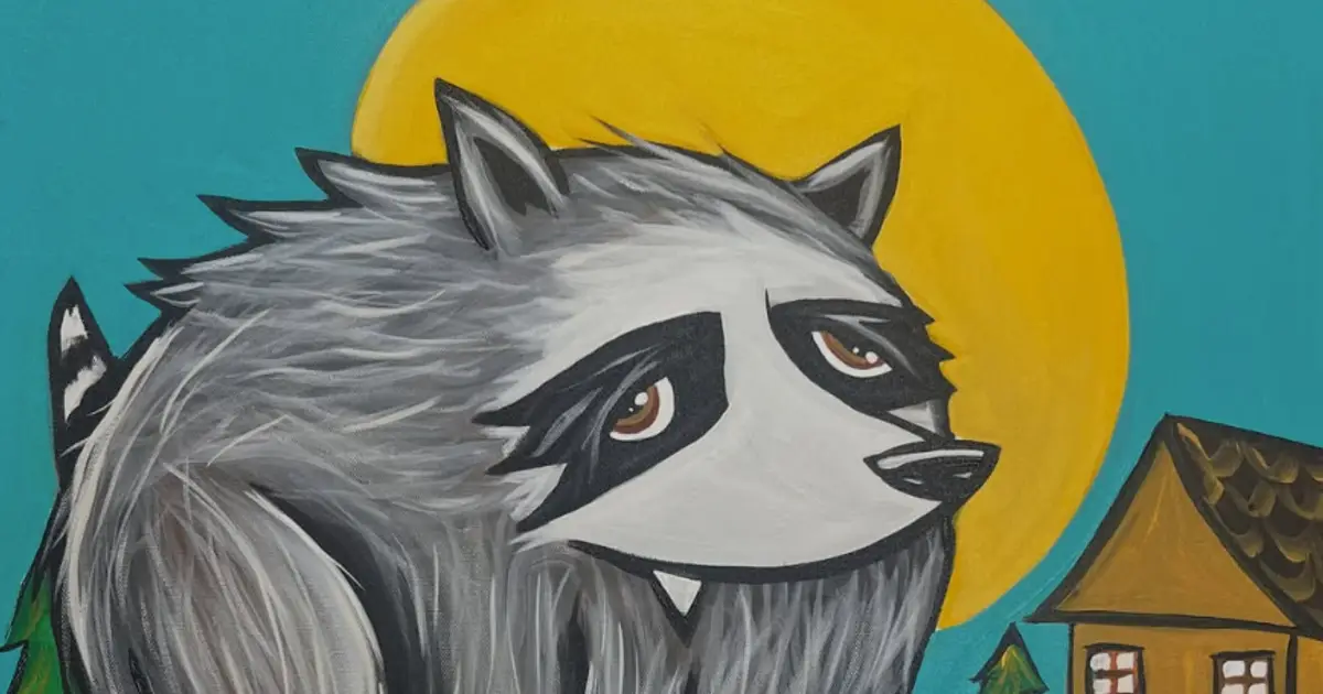 Jimothy keeps on giving: Amazon and others match winning bid for raccoon art, to benefit food bank
