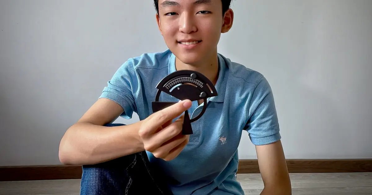 What’s his angle? Teen frustrated by plastic protractor reimagines the classic classroom tool