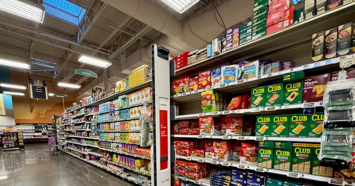 Robot on aisle 7: Customers react to autonomous inventory machine roaming a Seattle grocery store