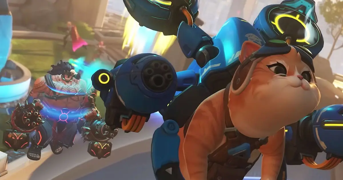 Overwatch devs took one look at Jetpack Cat and Bastion's combo and went 'oh, that's a little scary'