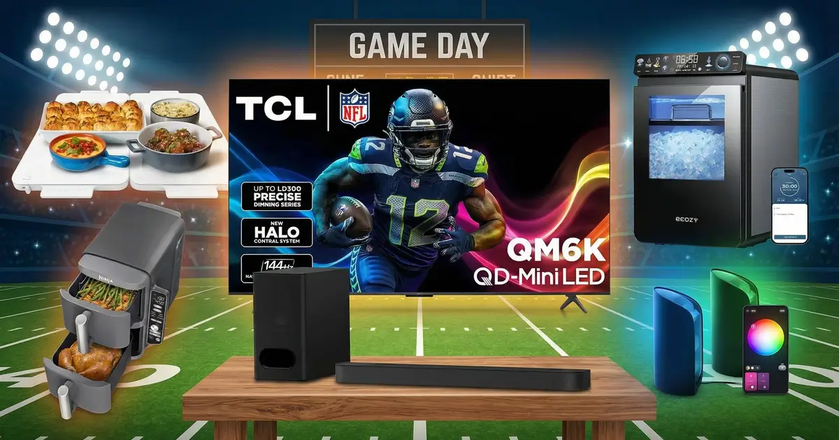 I just showed these 6 Super Bowl gadgets on TV here how to level up your party without blowing your budget