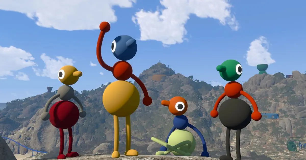Big Walk is a new co-op puzzle game classic