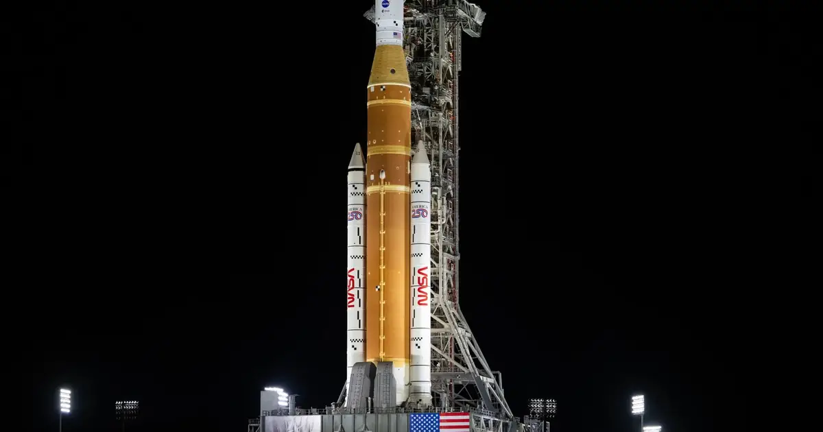 Watch NASA fuel up its Artemis 2 moon rocket today in critical prelaunch test
