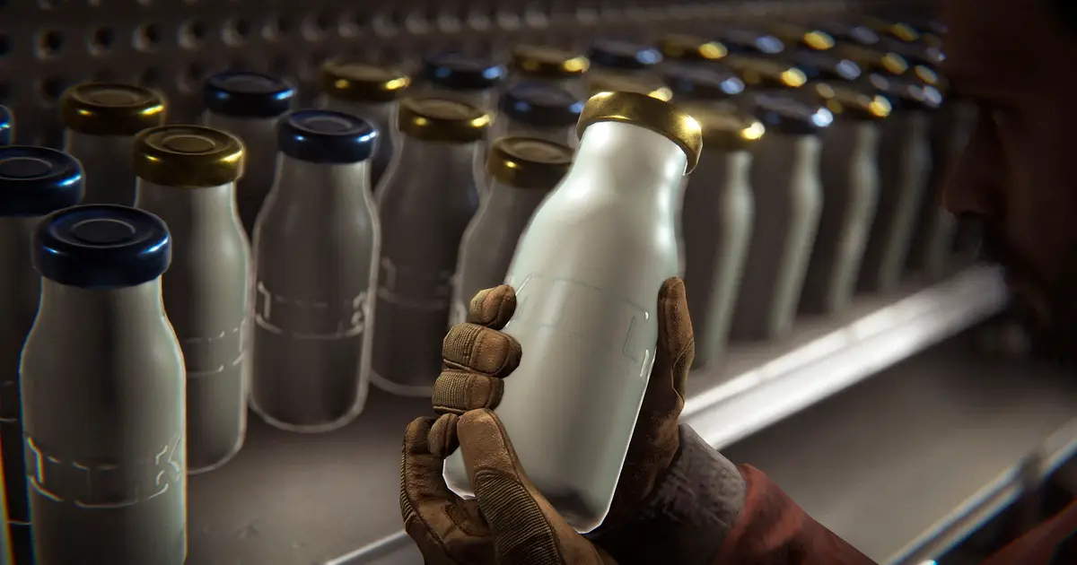 That's some fiiiiine lookin' milk, but Rust devs warn that 'cream is a more powerful consumable'