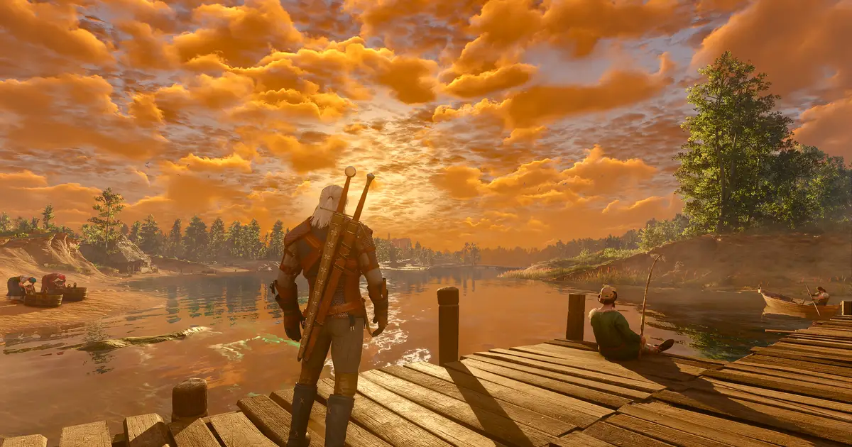 Here's a gallery of the times The Witcher 3's remastered lighting had me like, 'Damn'