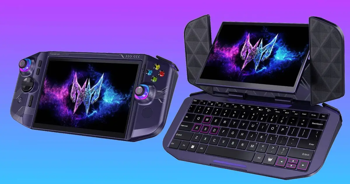 Acer's bizarre hybrid handheld/laptop concept is way more interesting than what is actually getting released this year
