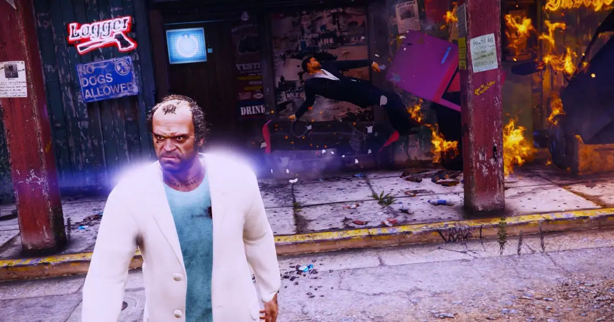 I don't know what Rick and Morty's about but I have turned GTA 5 into its perfect replica
