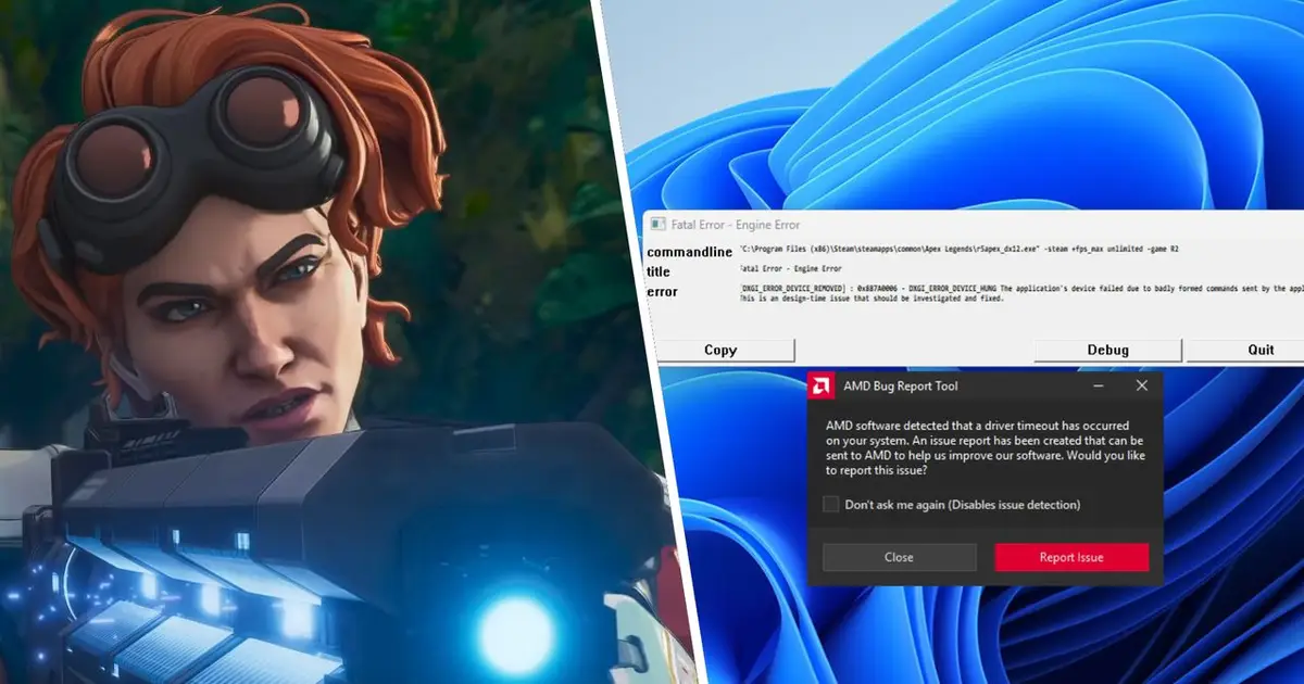 Apex Legends is getting 'fatal error' crashes with RX 9070 XT GPUs, but there is a workaround