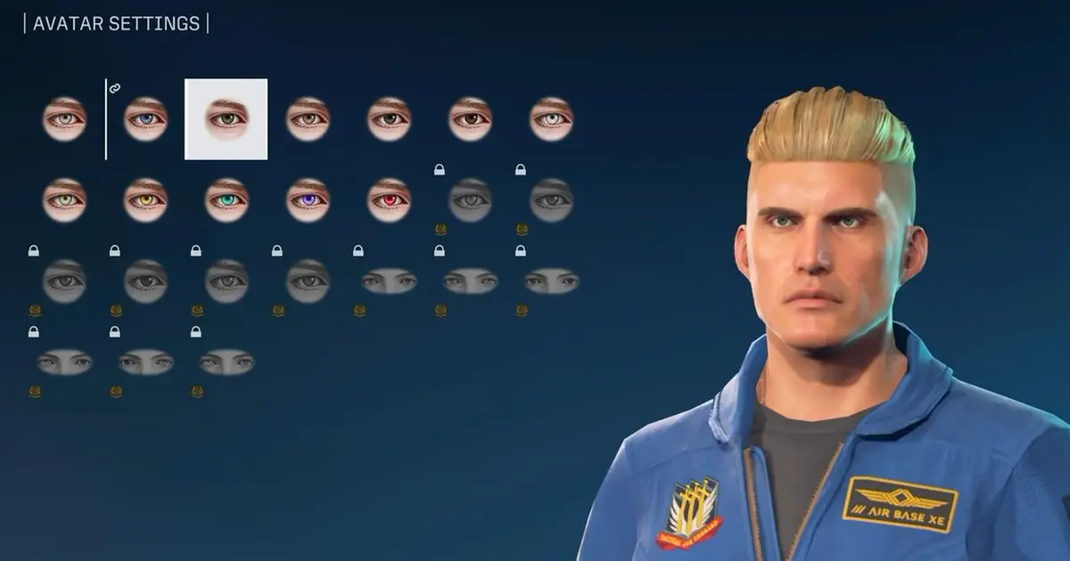 Sick: Ace Combat 8 has online airbase lobbies where you can bum around as your own bespoke pilotsona