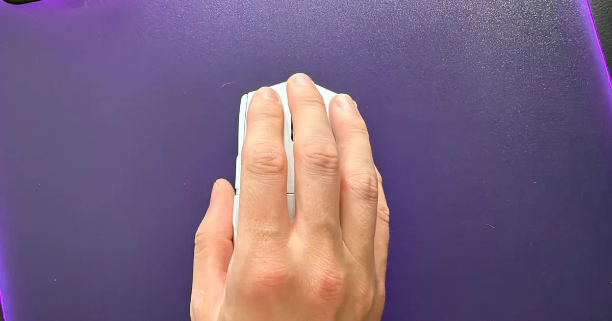 Micropost: I use my ring finger for right mouse button. Am I okay?
