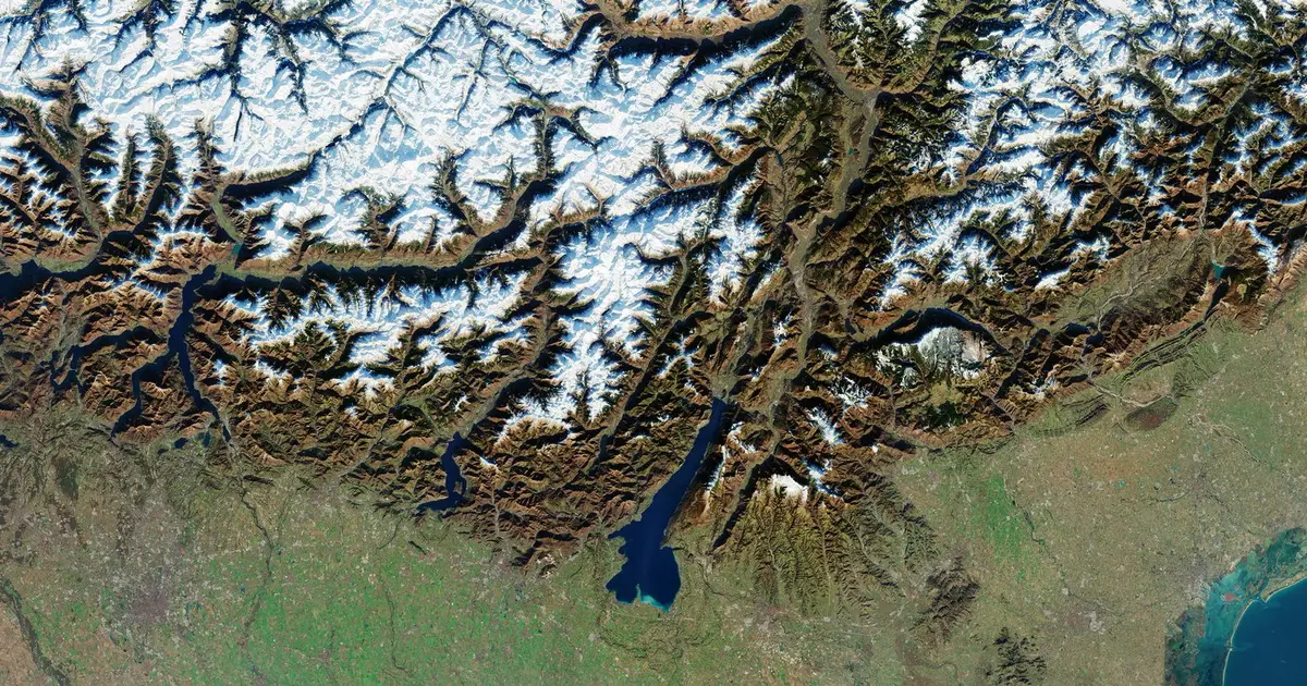 Italy 2026 Winter Olympic venues seen from space photo of the day for Feb . 10 , 2026