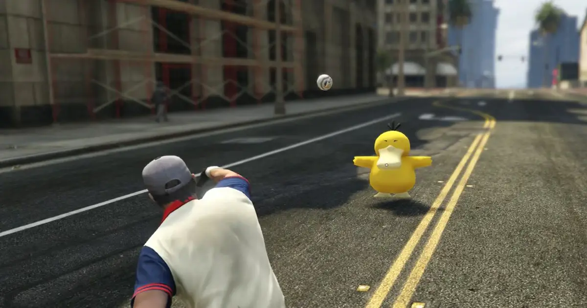 Don't tell Nintendo, but I turned GTA 5 into Pokémon Go using a mod