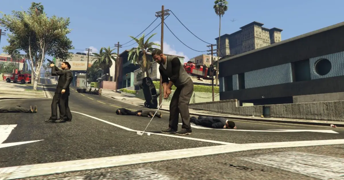I have officially made Grand Theft Auto 5 good by turning it into a golf sim