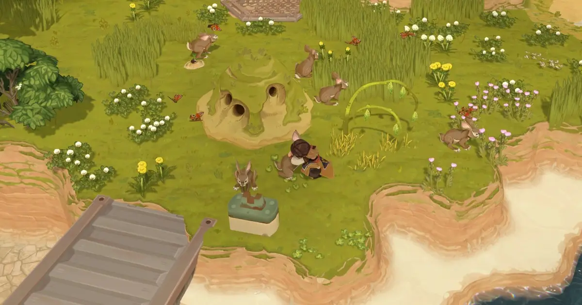 The Regreening is a post-apocalyptic farm sim where you grow animal habitats instead of cash crops