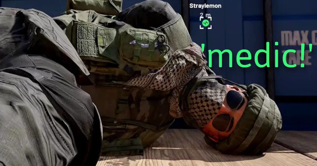 Wardogs is the only FPS where I actually expect to get revived