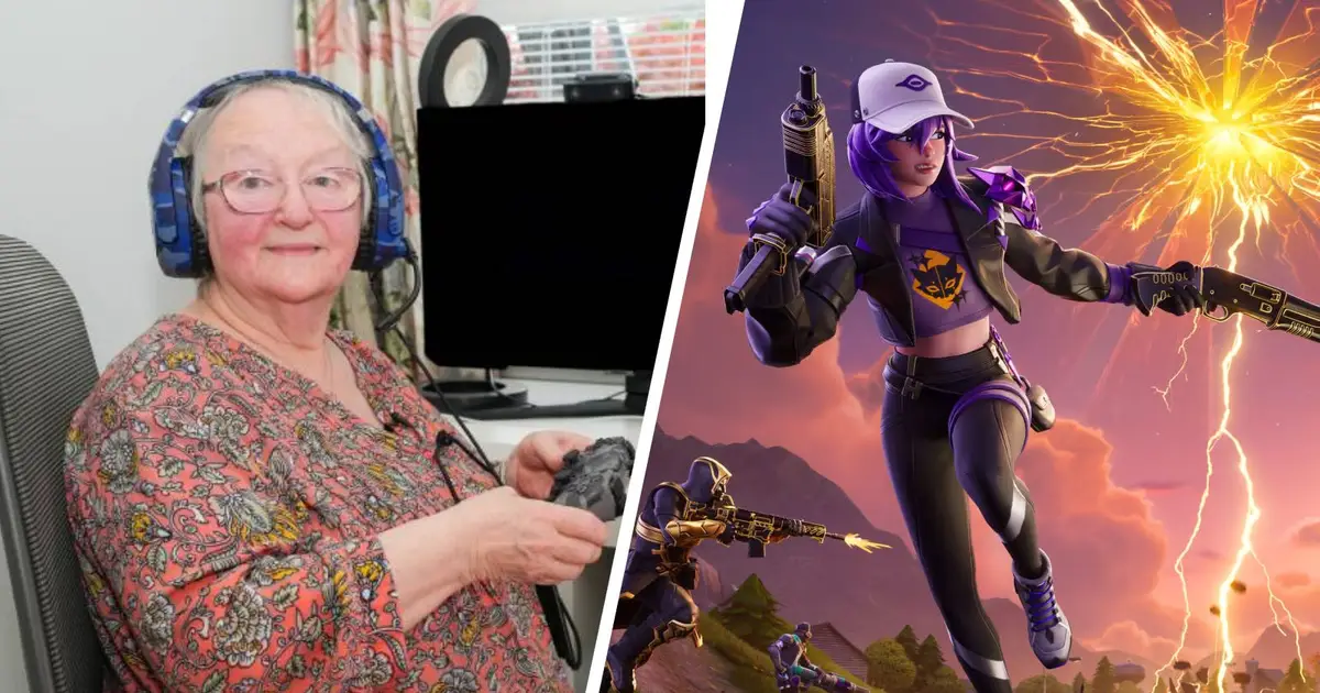 This 78-year-old grandmother has an insatiable lust for violence (in Fortnite)