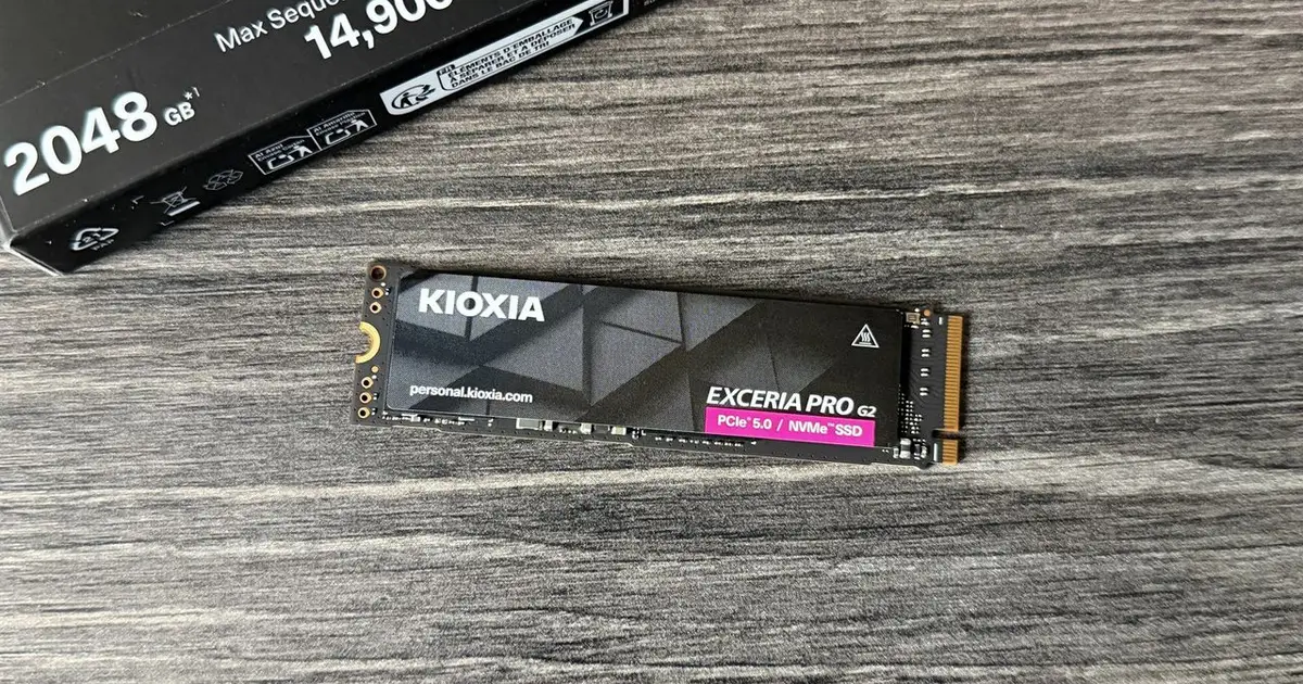 Kioxia Exceria Pro G2 NVMe SSD review